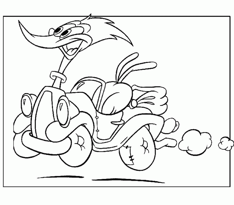 Woody Woodpecker Coloring Pages 6